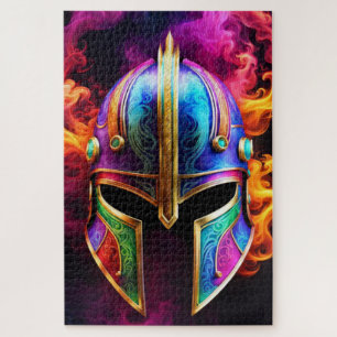 Spartaanse Helm Legpuzzel