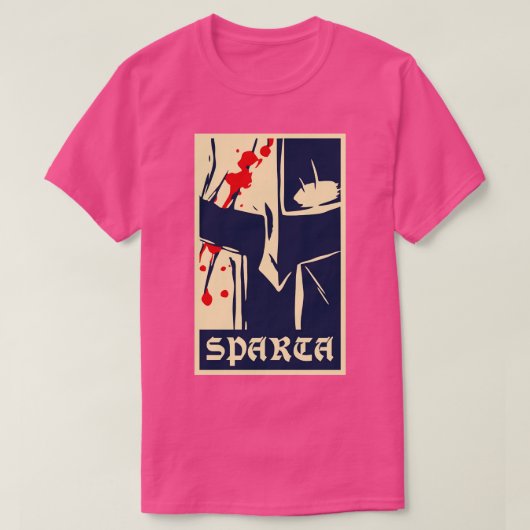 Spartaanse helm Sparta T-shirt (Design voorkant)