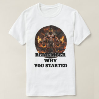 Spartaanse krijger gym motivatie T-shirt