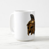 Spartaanse krijger helm koffiemok (Voorkant links)