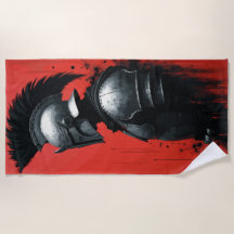 Spartaanse krijger helm kunst