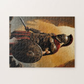 Spartaanse krijger legpuzzel (Horizontaal)