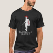 Spartaanse krijger Oudgrieks Hopliet Geschiedenis  T-shirt (Voorkant)