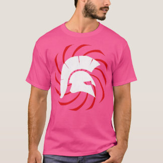 Spartaanse krijger witte vintage helm1 t-shirt