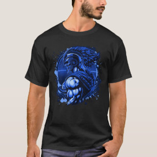 Spartaanse Mythologie Spieren Sparta Workout Griek T-shirt