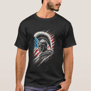 Spartaanse Patriottische Molon Labe Amerikaanse vl T-shirt