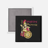 Spartaanse prinses Sparta Warrior Gladiator Soldie Magneet (Voorkant / Achterkant)