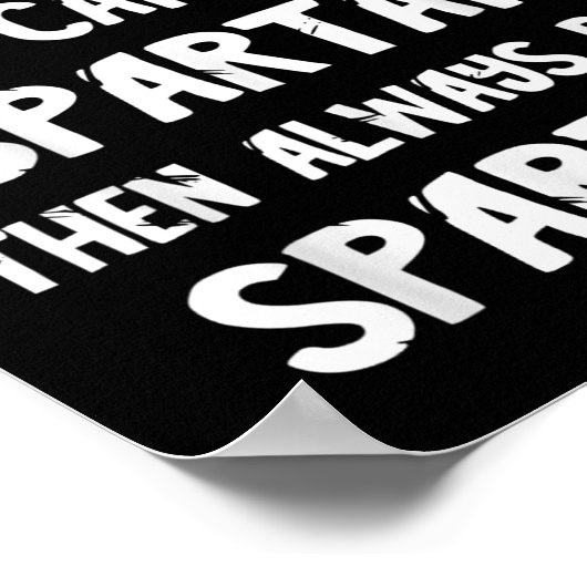 Spartaanse Spartacus Strijder Soldaat Gladiatoren Poster (Hoek)