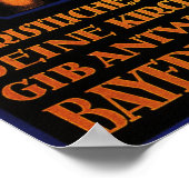 SPARTAKUS 1919 Duitse politieke oorlog propaganda Poster (Hoek)