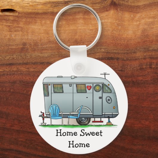Spartan Camper Trailer RV HSH Sleutelhanger (Voorkant)