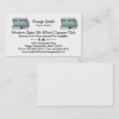 Spartan Camper Trailer RV HSH Visitekaartje (Voorkant / Achterkant)