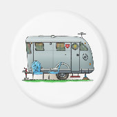 Spartan Camper Trailer RV Magneet (Voorkant)