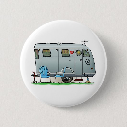 Spartan Camper Trailer RV Ronde Button 5,7 Cm (Voorkant)