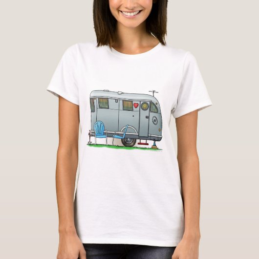Spartan Camper Trailer RV T-shirt (Voorkant)