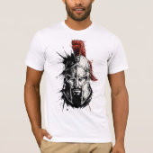 Spartan Fury: Own the Art of War T-shirt (Voorkant)