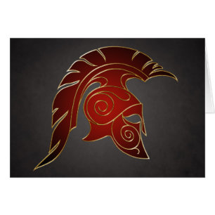 Spartan Greek Warrior Card