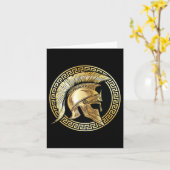 Spartan Helm Gouden Gladiator Sparta Griekse Worko Kaart (Gele Bloem)