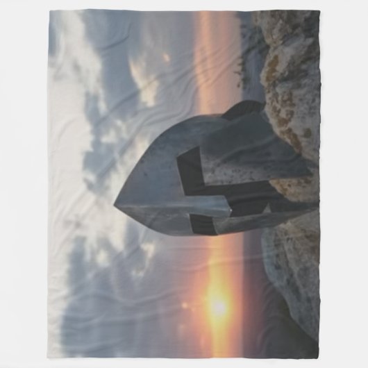 SPARTAN HELMET FLEECE DEKEN (Voorkant)