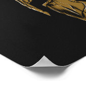 Spartan Helmet Illustratie Poster (Hoek)