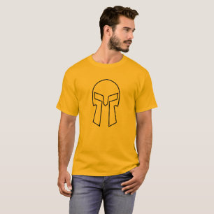 Spartan Helmet - Mannen Basic T-Shirt