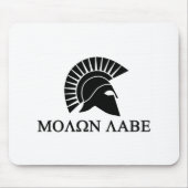 Spartan Helmet Molon Labe Muismat (Voorkant)
