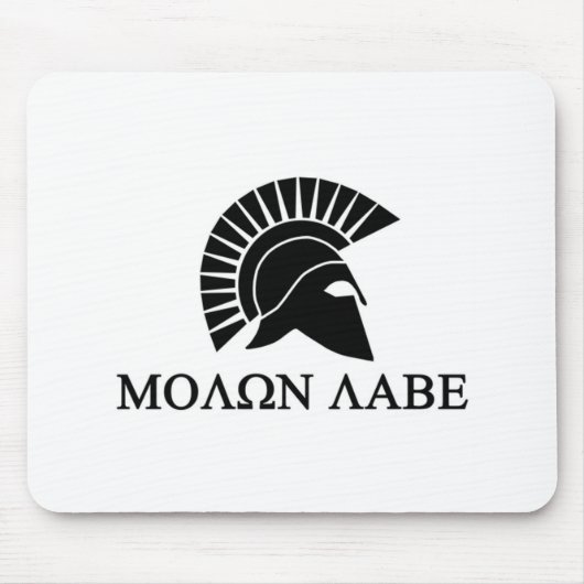 Spartan Helmet Molon Labe Muismat (Voorkant)