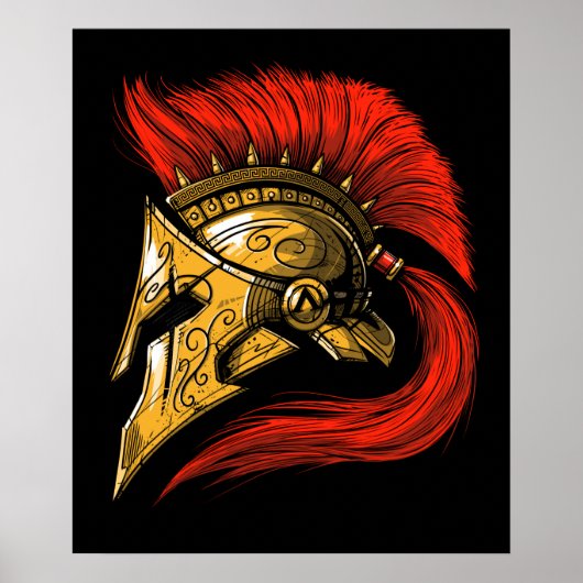 Spartan Helmet Poster (Voorkant)