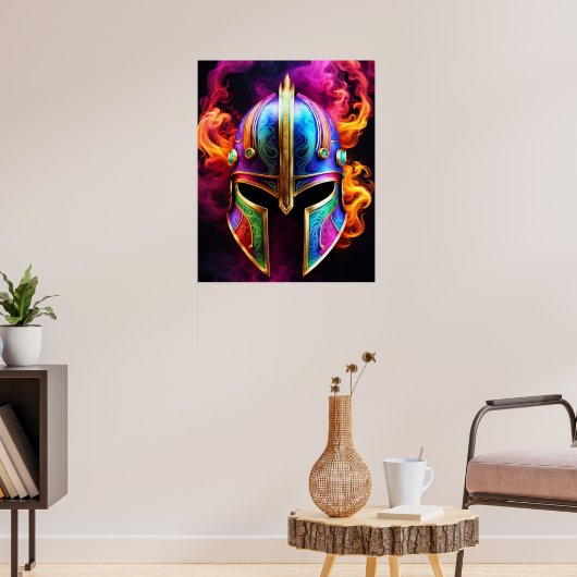 Spartan Helmet Poster (Woonkamer 3)