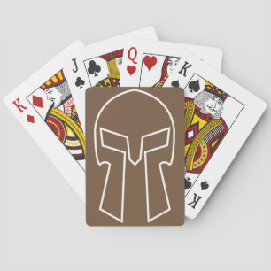 Spartan Helmet - Spelkaarten, standaard index fac Pokerkaarten