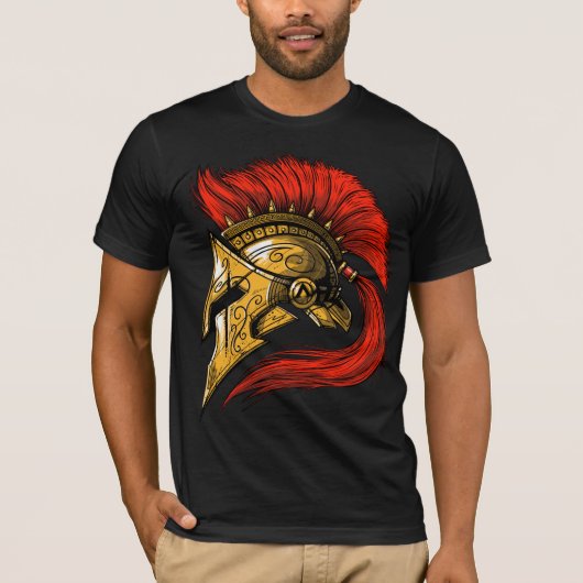 Spartan Helmet T-shirt (Voorkant)