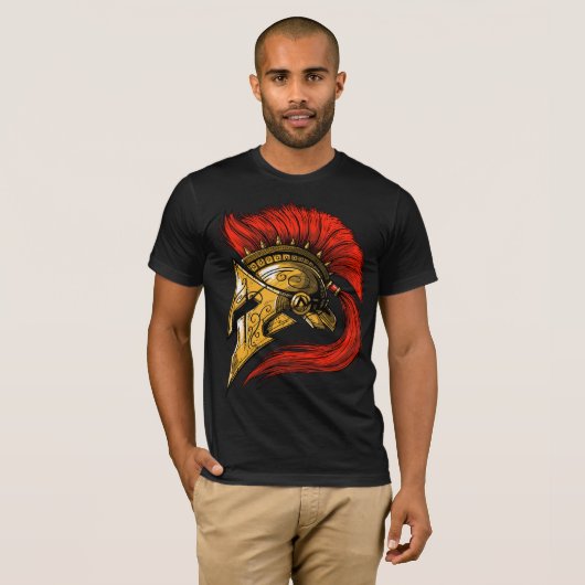 Spartan Helmet T-shirt (Voorkant volledig)