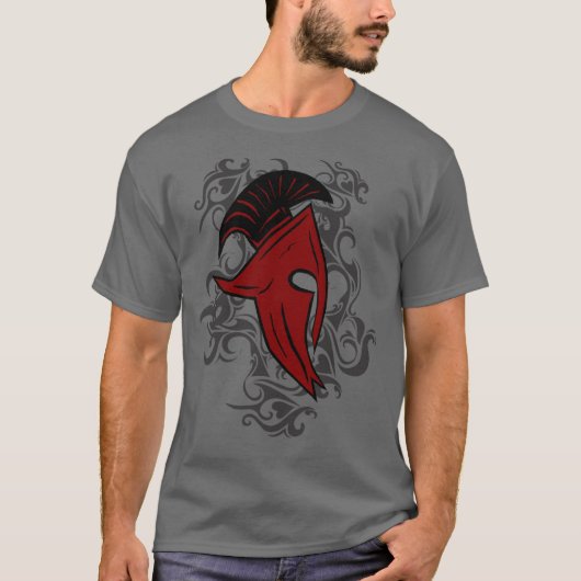 Spartan Helmet T-shirt (Voorkant)