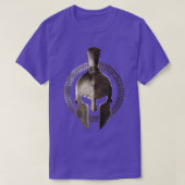 Spartan Helmet Warrior Gladiator Workout Sparta Gr T-shirt (Design voorkant)