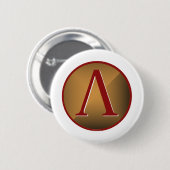 Spartan Lambda Shield Ronde Button 5,7 Cm (Voorkant /achterkant)