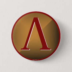 Spartan Lambda Shield Ronde Button 5,7 Cm