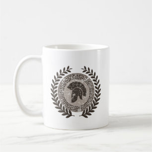 Spartan Legacy - Ancient Warrior Emblem Design Koffiemok