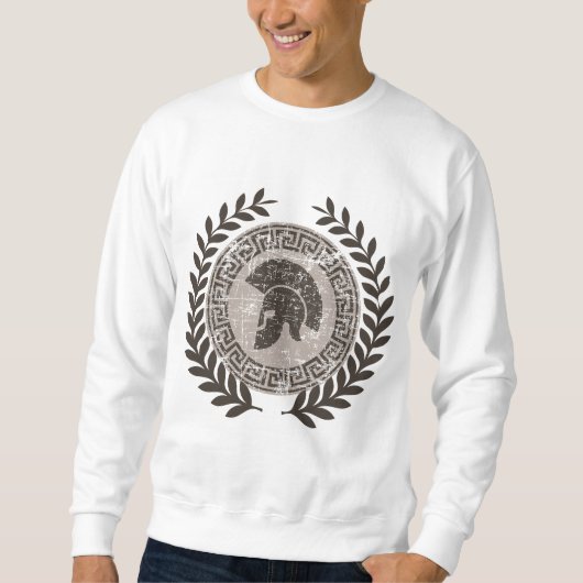 Spartan Legacy - Ancient Warrior Emblem Design Trui (Voorkant)
