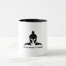 Spartan mindset_v2_I zal doen wat nodig is Mok