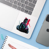 Spartan Nauthiz Sticker (Laptop met iPhone)