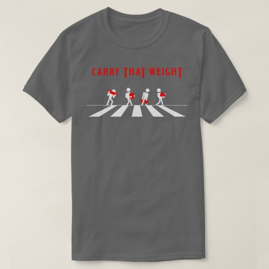 Spartan OCR Abbey Road die dat gewicht kruist T-shirt (Design voorkant)