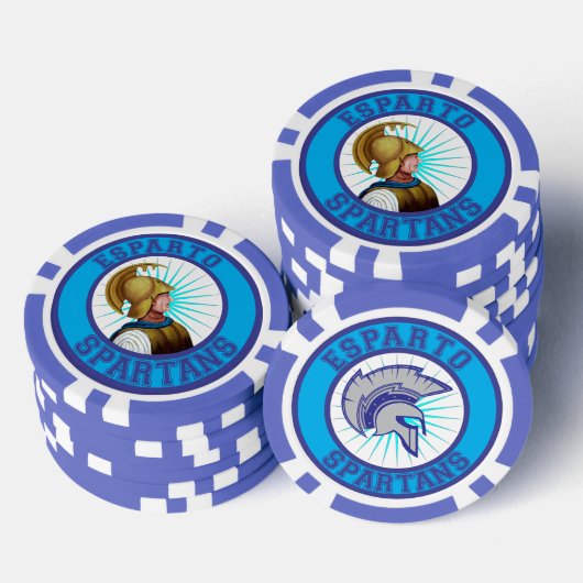 Spartan-pokerchip Poker Chips (Opstapeling)