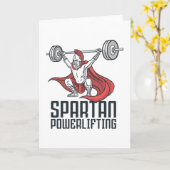 SPARTAN POWERLIFTING KAART (Gele Bloem)
