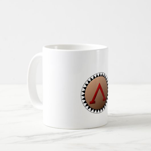 Spartan Shield Mok (Voorkant links)