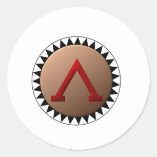 Spartan Shield Stickers