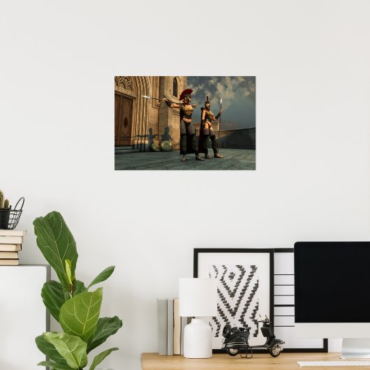 Spartan Singangen Poster (Thuiskantoor)