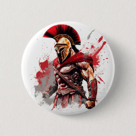 Spartan Spirit: Onbevreesde krijger Button