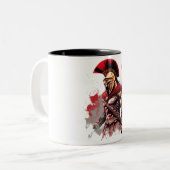 Spartan Spirit: Onbevreesde krijger Mok (Voorkant links)