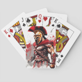 Spartan Spirit: Onbevreesde krijger Pokerkaarten