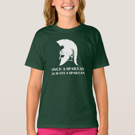 Spartan sterk zodra een Spartan altijd een Spartan T-shirt (Voorkant)