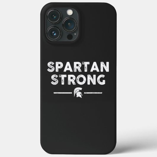 Spartan Sterke, Spartan Community Honors Victims Case-Mate iPhone Case (Achterkant)